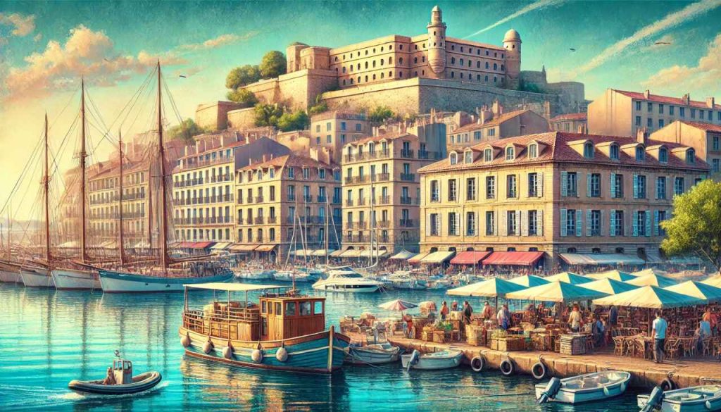 Vieux-Port (Old Port) in Marseille, France