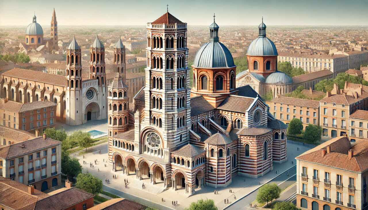 Basilique Saint-Sernin in Toulouse, France