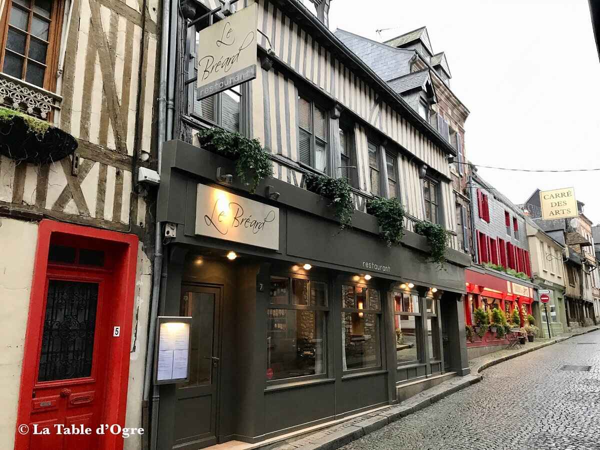 Le Bréard restaurant located in Honfleur, Normandy, France