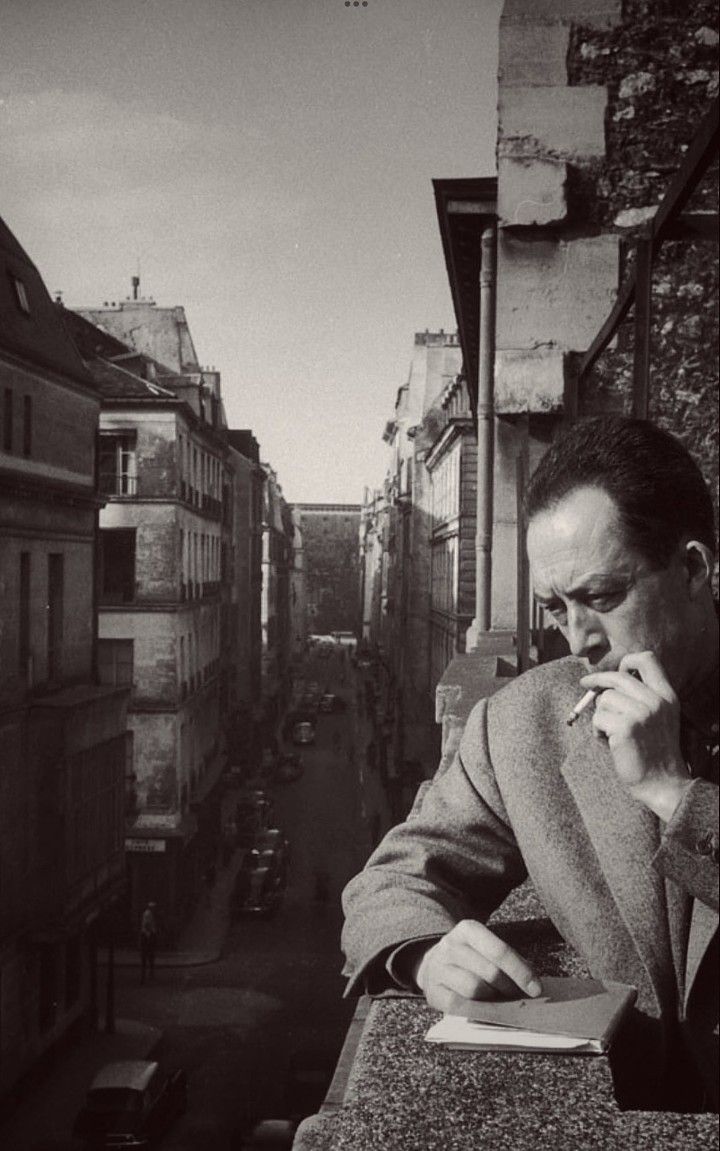 Albert Camus, the famous French writer and philosopher