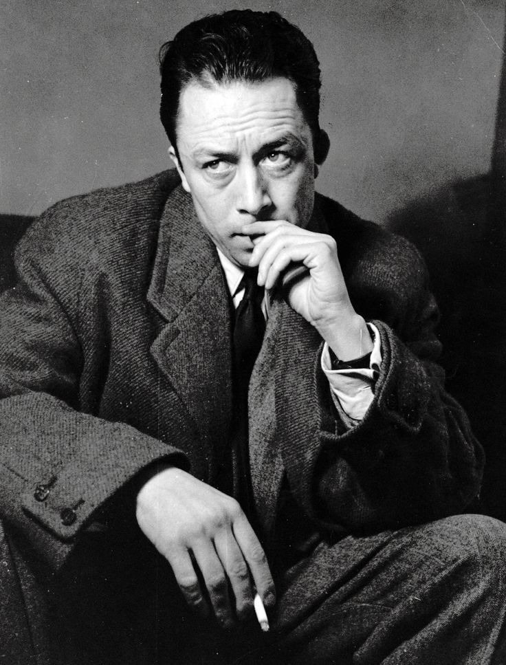 Albert Camus, the famous French writer and philosopher