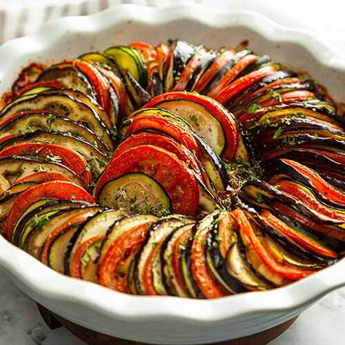 Ratatouille dish