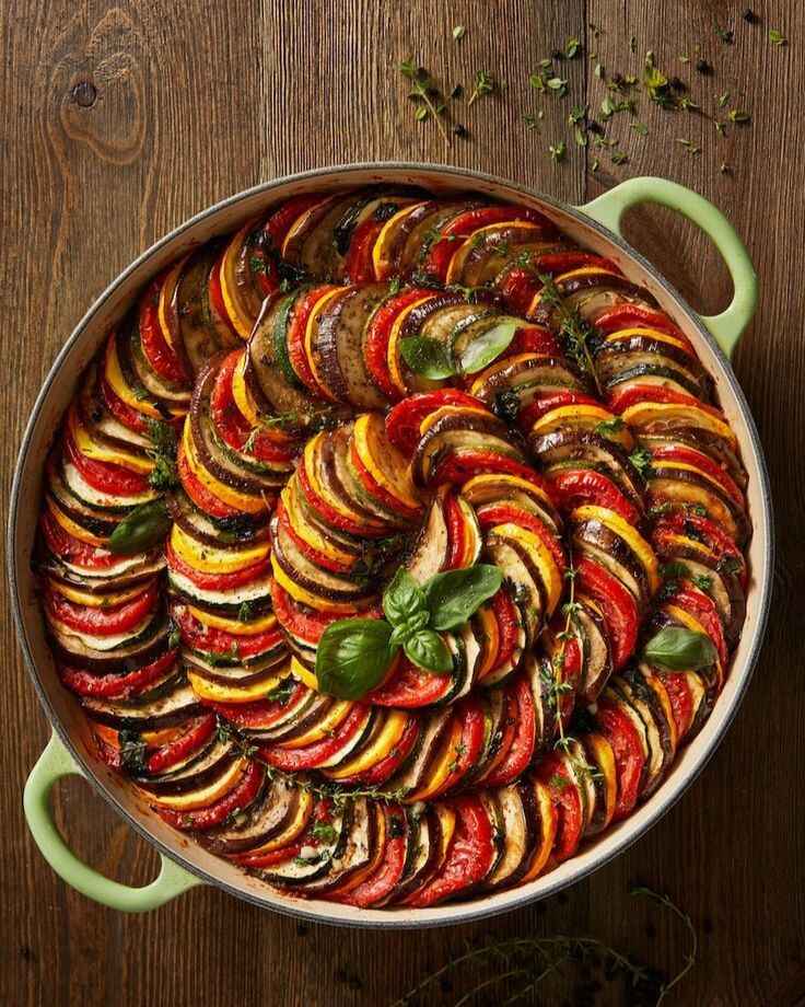 Ratatouille dish