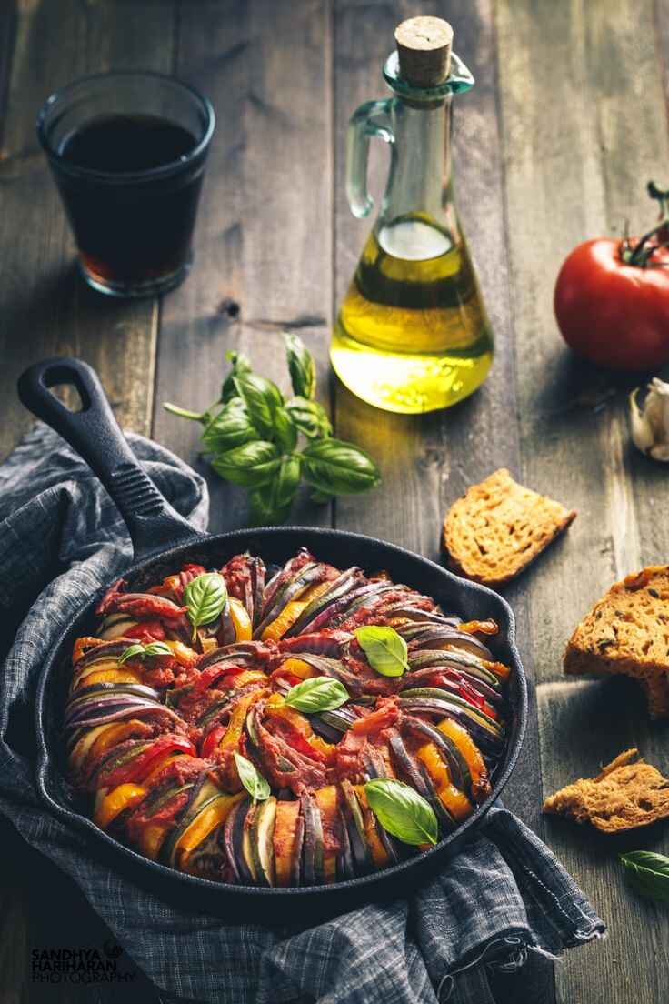 Ratatouille dish