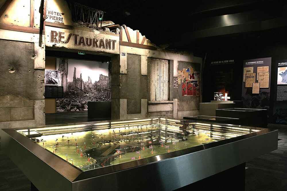 Mémorial de Caen, a World War II memorial museum located in Normandy, France
