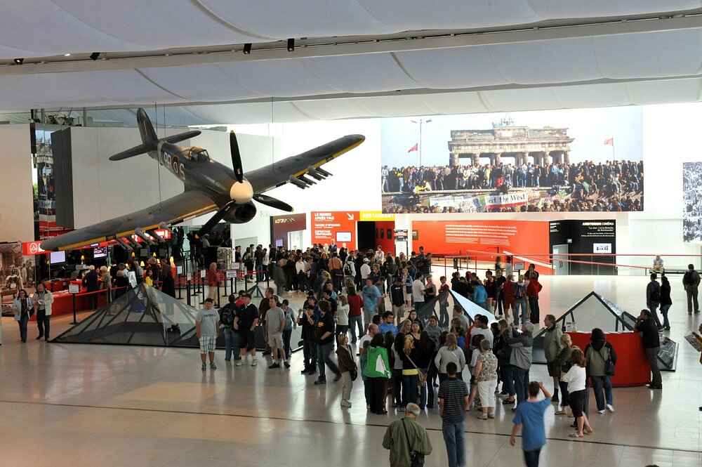 Mémorial de Caen, a World War II memorial museum located in Normandy, France