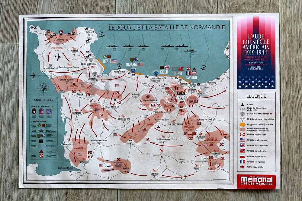 Mémorial de Caen, a World War II memorial museum located in Normandy, France