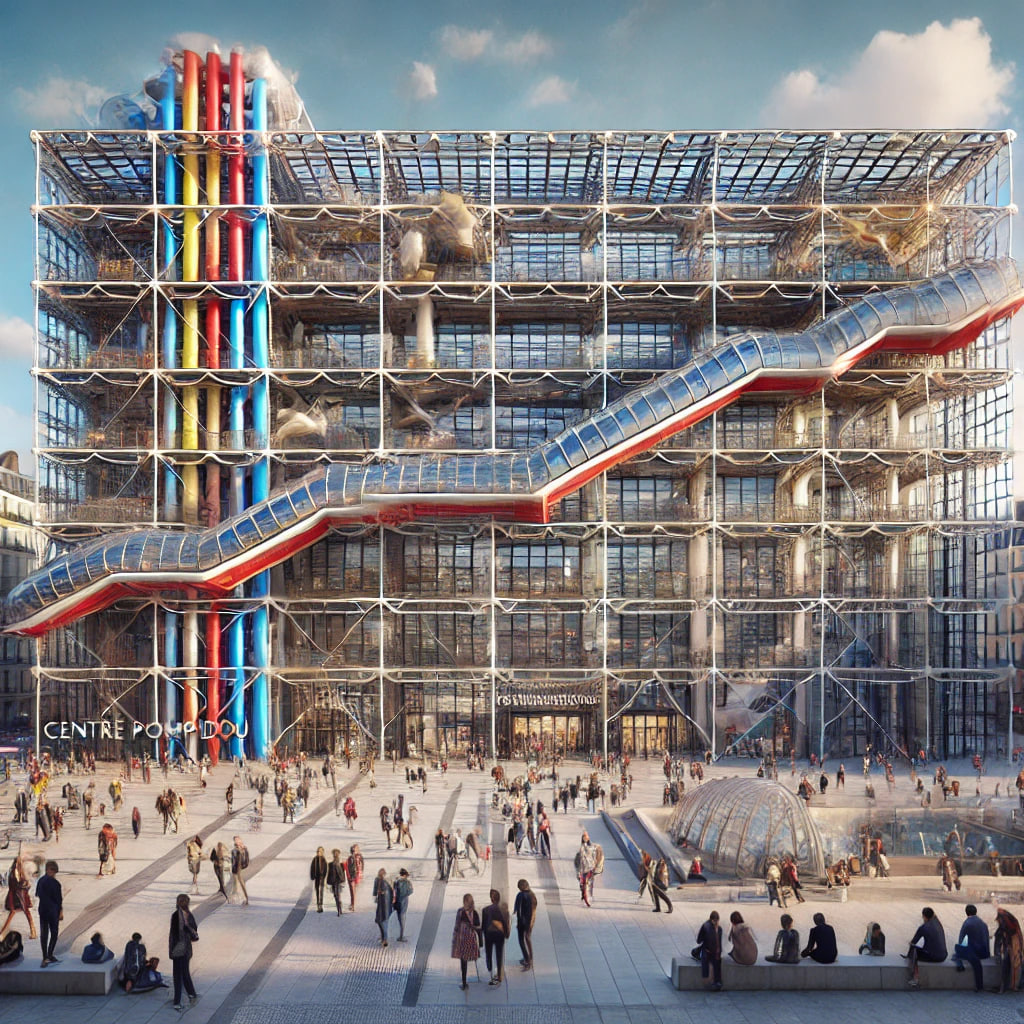 Centre Pompidou in Paris, France