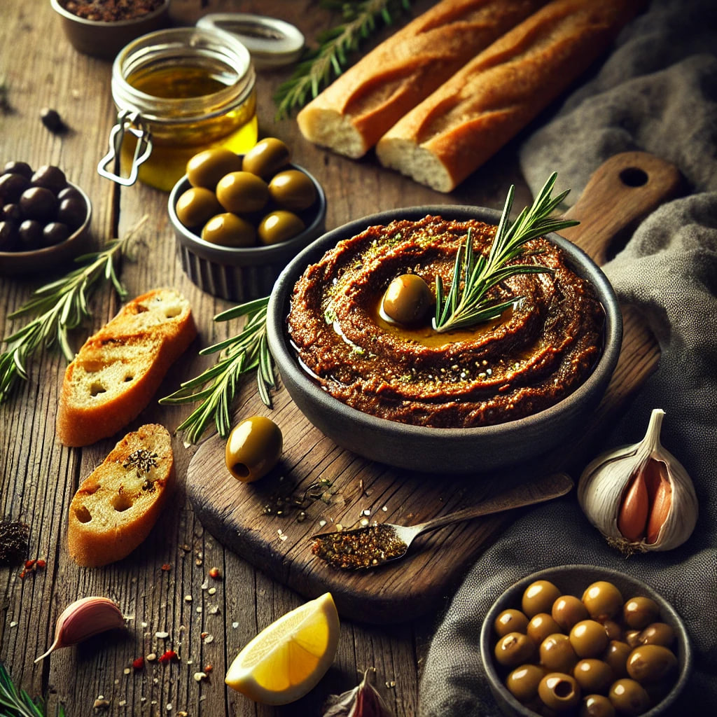 Tapenade, the traditional spread from Toulon, France