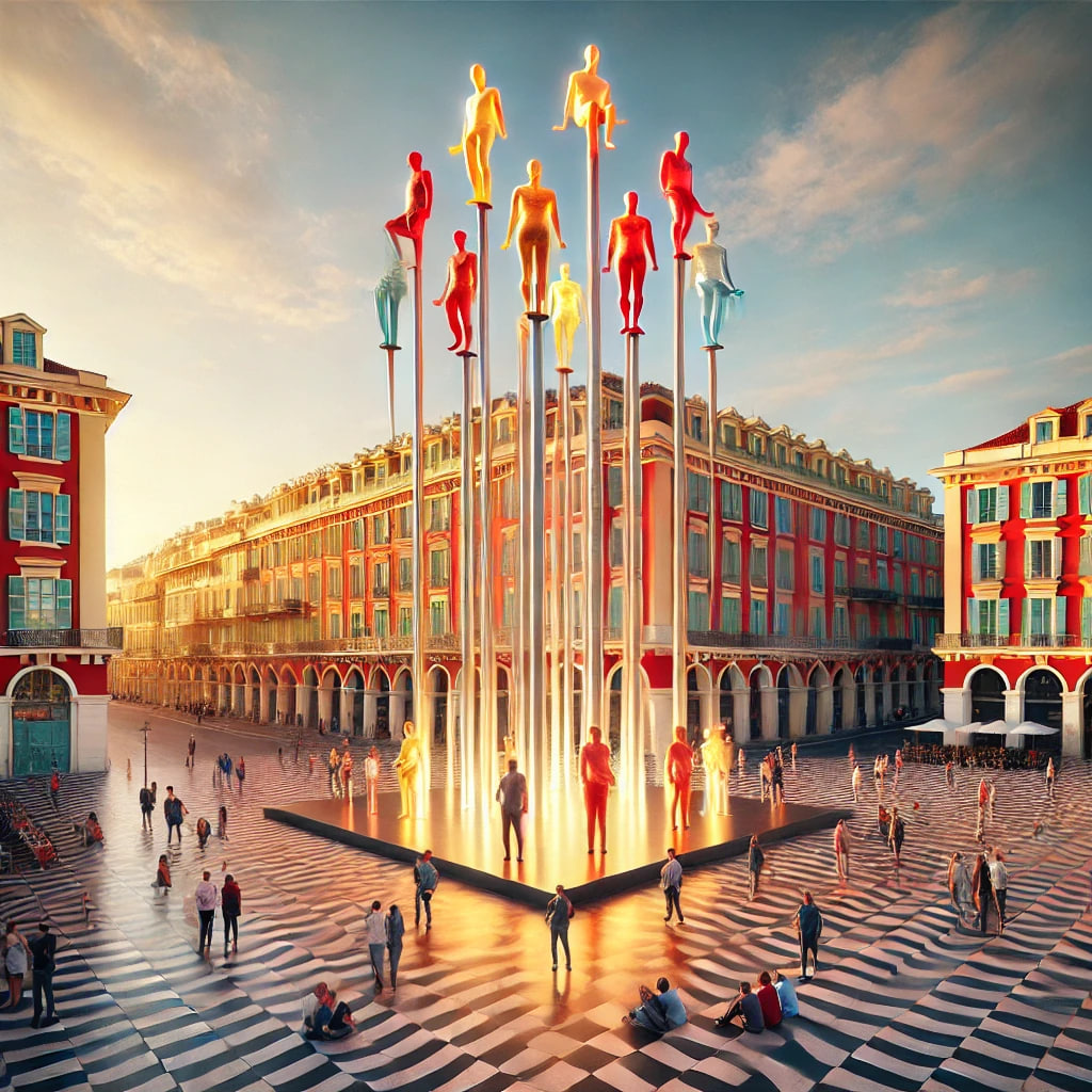 Place Masséna in Nice, France