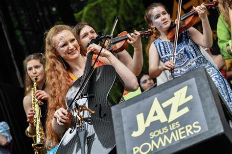 Jazz sous les Pommiers festival in Coutances, Normandy, France