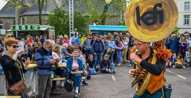 Jazz sous les Pommiers festival in Coutances, Normandy, France