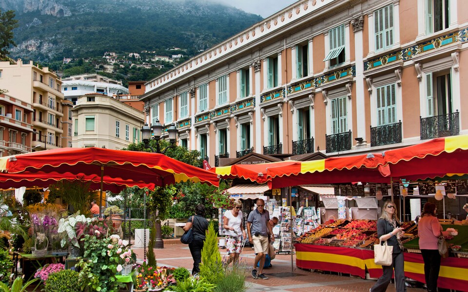 the Carré d'Or district in Monaco, showcasing luxurious shopping malls, elegant boutiques