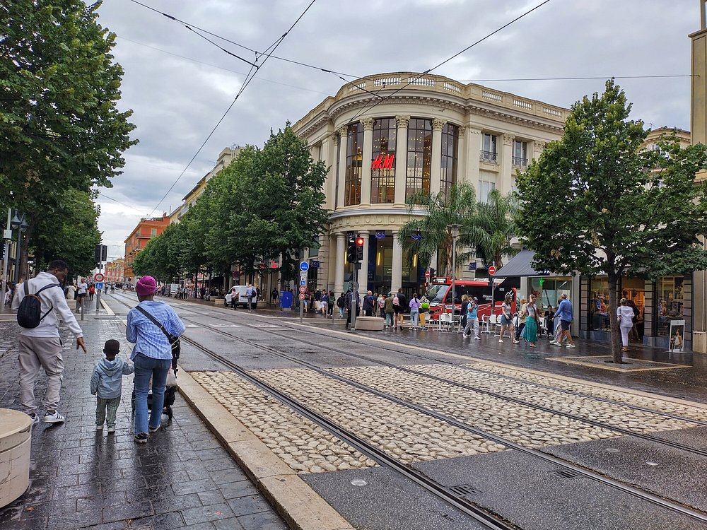 Avenue Jean Médecin in Nice, France