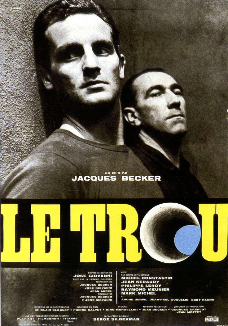 the classic French film 'Le Trou' (1960)