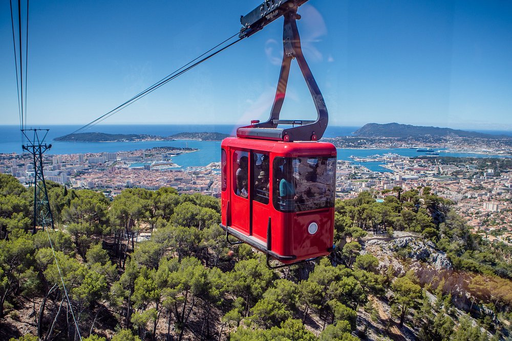 Mont Faron in Toulon, France