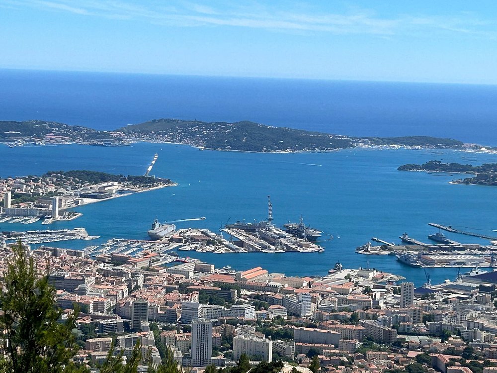 Mont Faron in Toulon, France