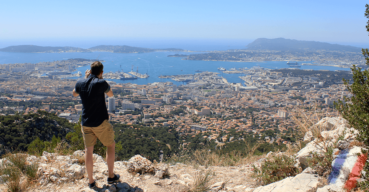 Mont Faron in Toulon, France