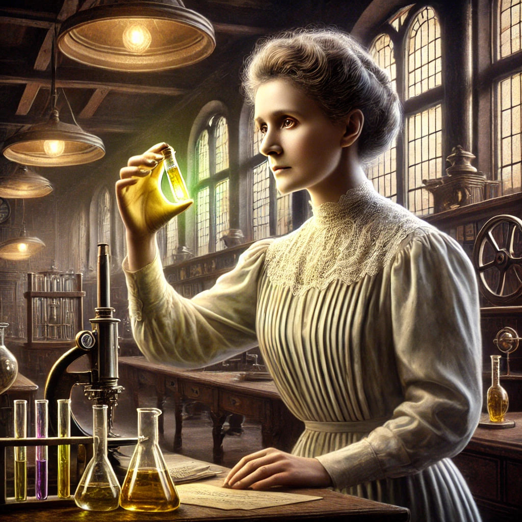 Marie Curie, the pioneering physicist and chemist